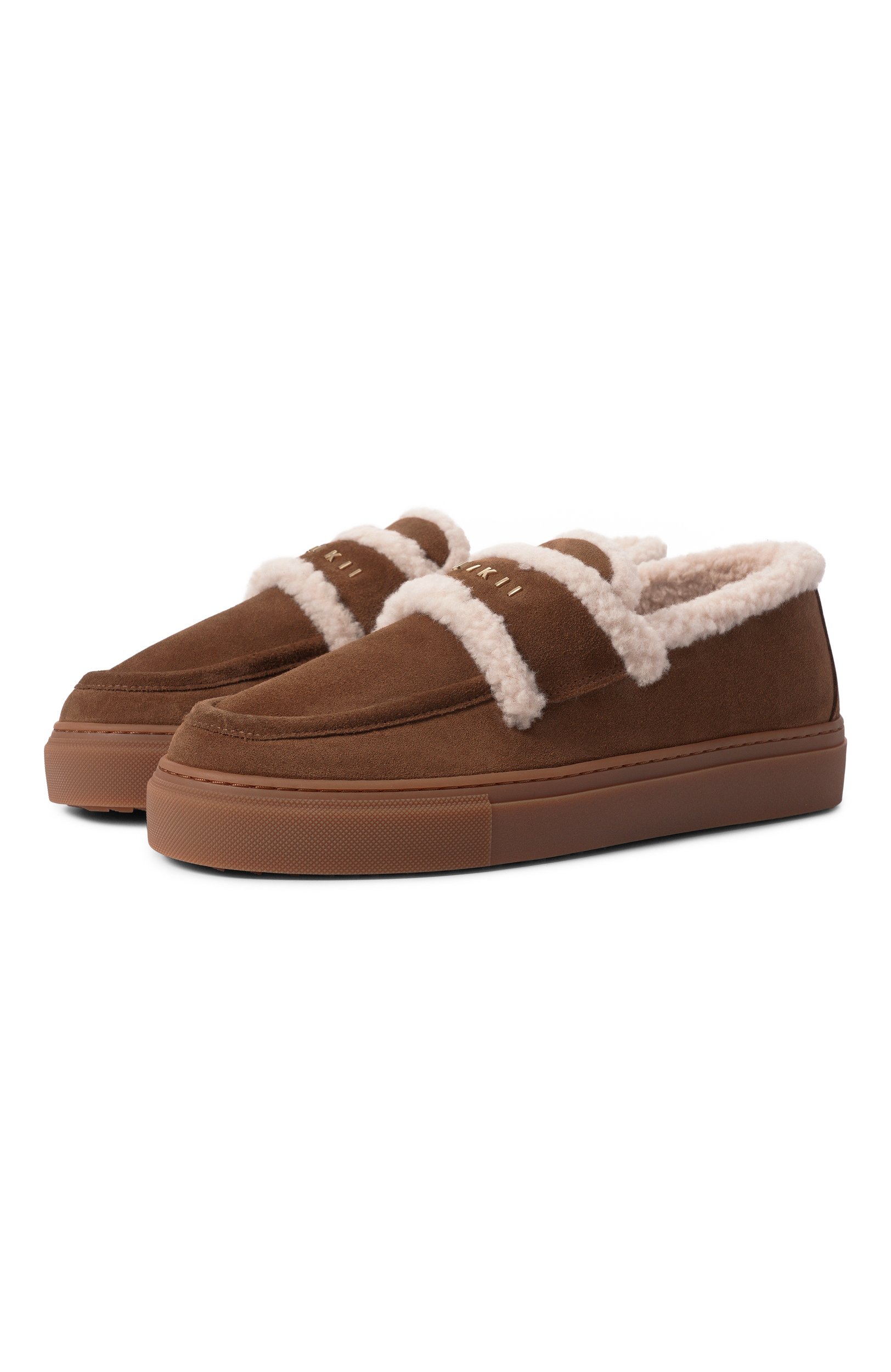 Замшевые лоферы shearling loafer INUIKII, арт. 1006.003.0021, фото 1