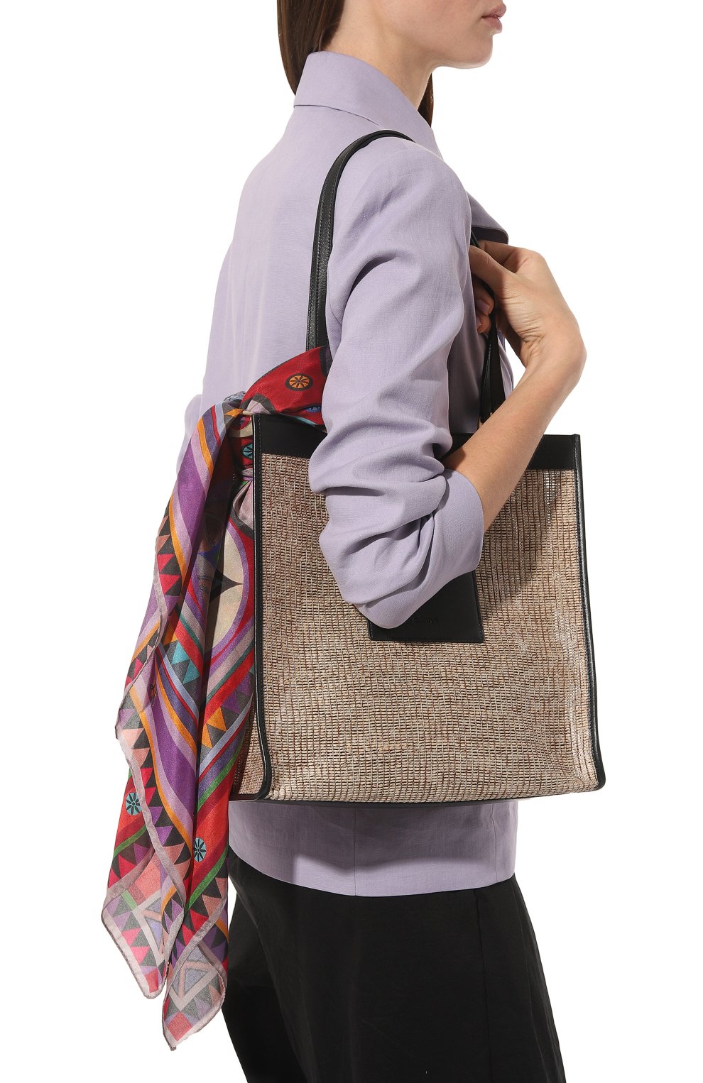 Шелковый платок GOURJI, арт. T26GR7R/1, фото 3