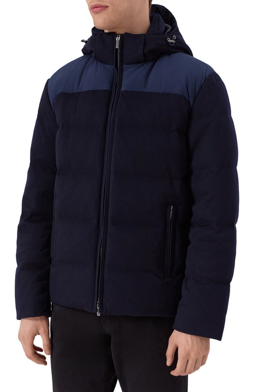 Кашемировый пуховик Paul&Shark 14312407 Синий  14312407 Фото 3