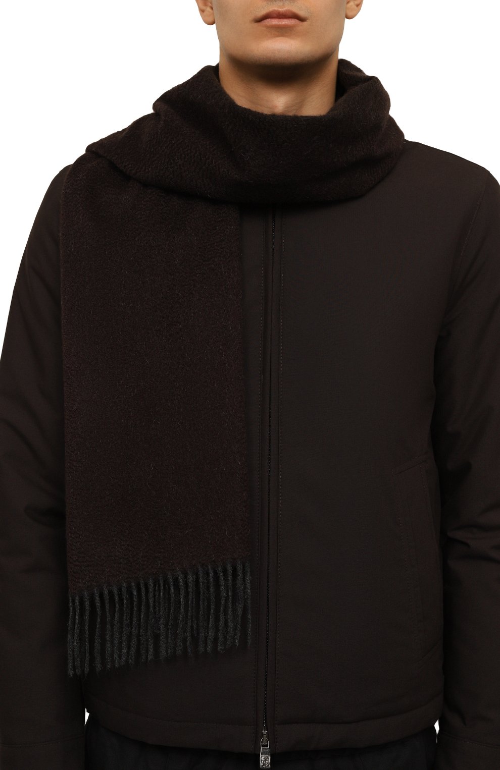 Кашемировый шарф KITON, арт. USCIACK0265F13, фото 2