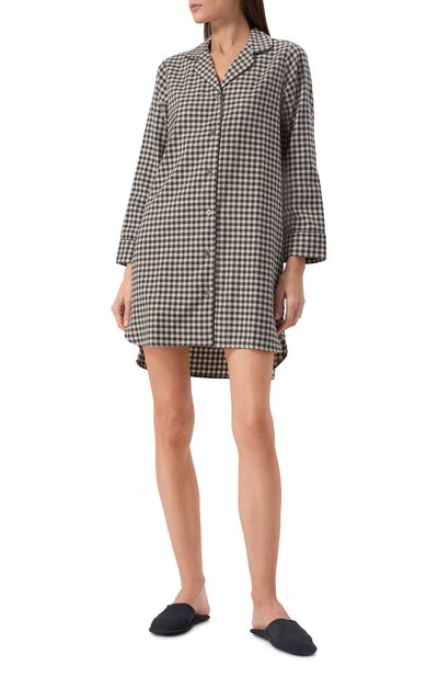 Платье из хлопка и шерсти ZIMMERLI, арт. 4600-15001, фото 2