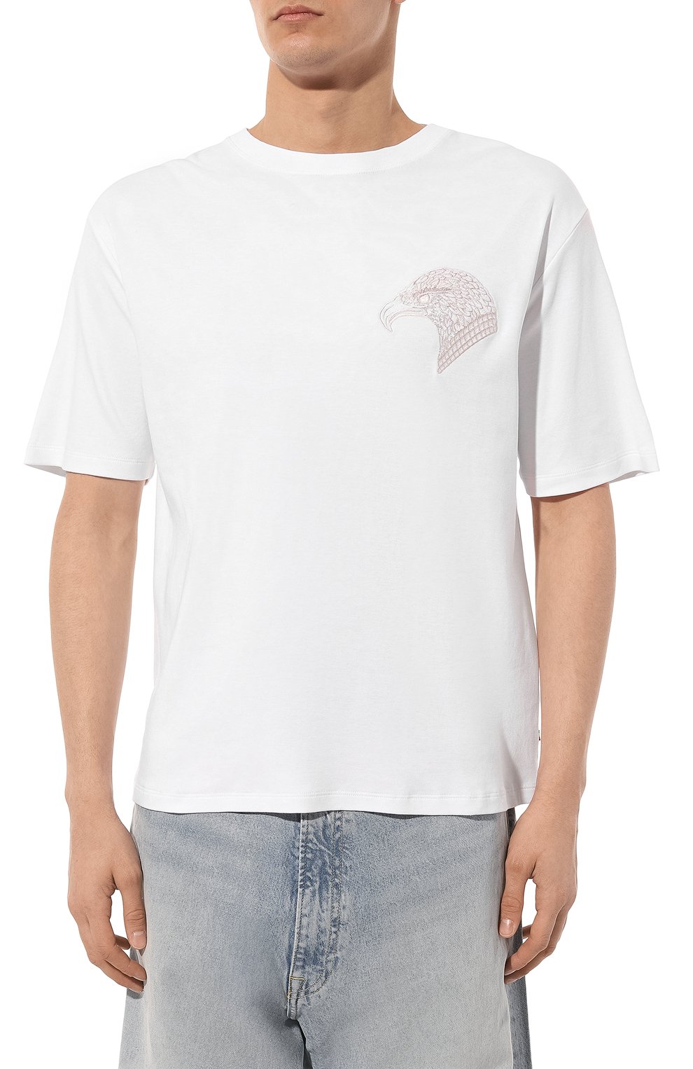 Хлопковая футболка STEFANO RICCI, арт. MNH4103060/LUXT, фото 3