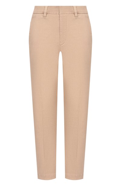 Женские брюки из хлопка и лиоцелла BRUNELLO CUCINELLI, арт. MA080P5729