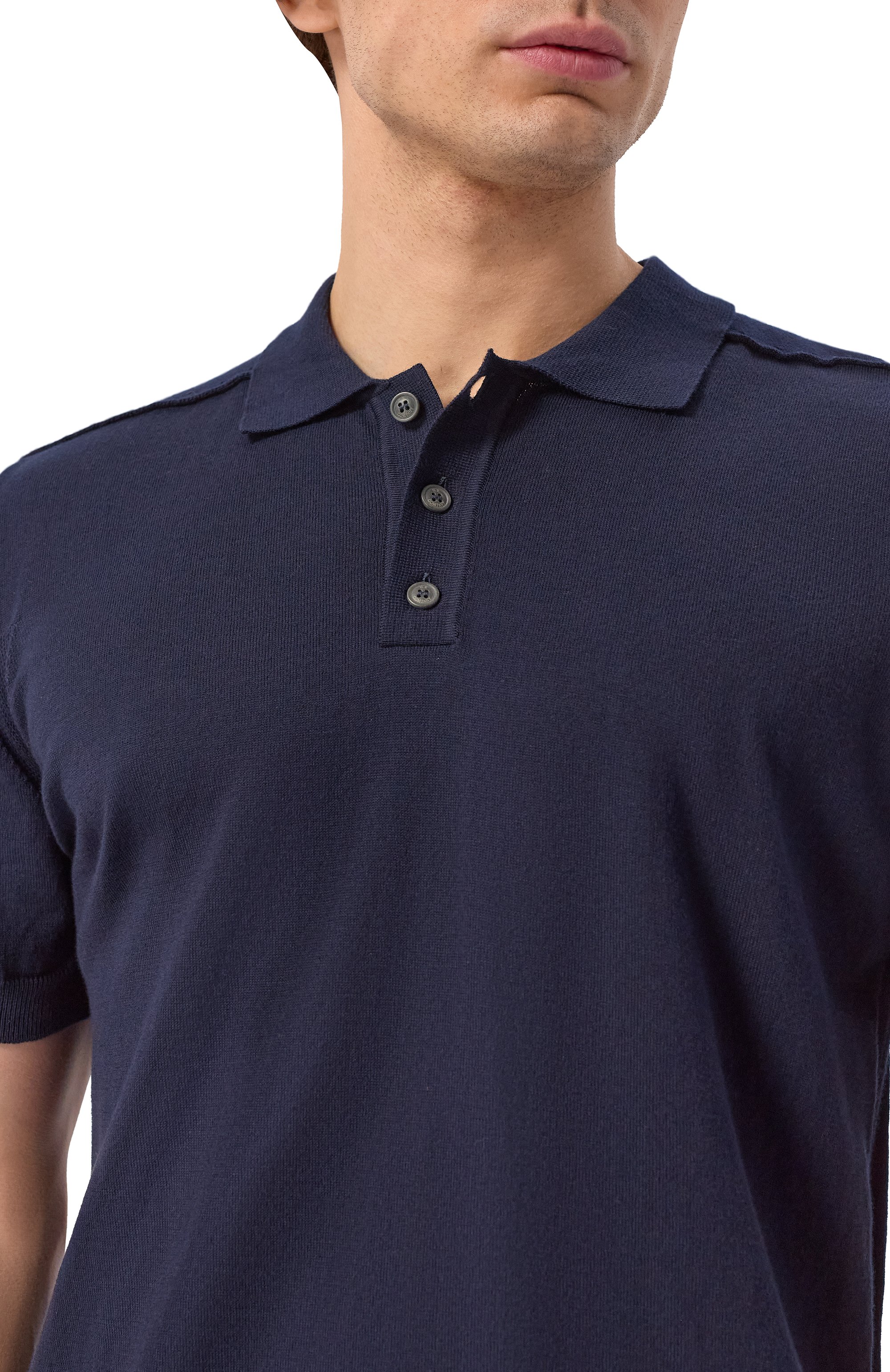 Хлопковое поло C.P. COMPANY, арт. 20CMKN099A/110560A, фото 5