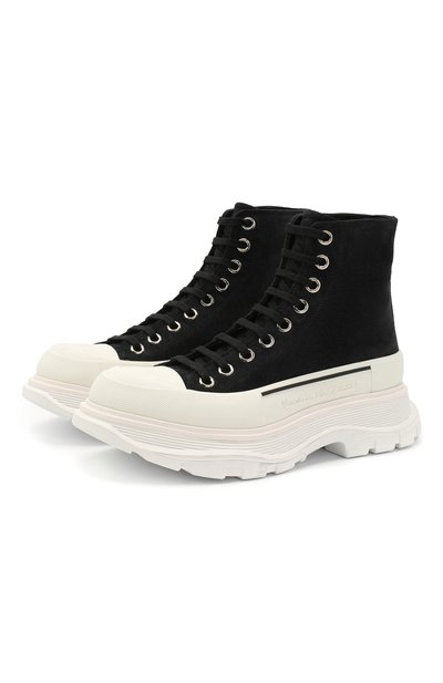 Замшевые ботинки ALEXANDER MCQUEEN, арт. 633900/WHBGU, фото 1