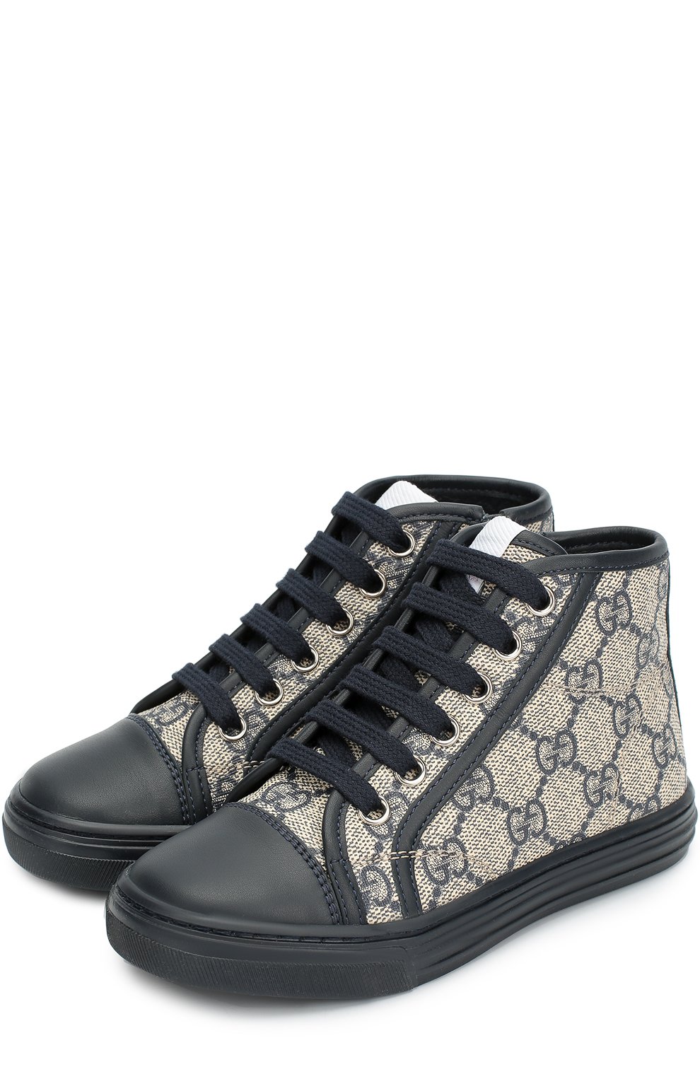 Высокие кеды с принтом GUCCI, арт. 313057/KLQ30, фото 2