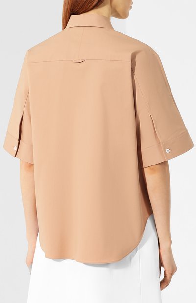 Хлопковая рубашка JIL SANDER NAVY, арт. JNWM6008A/JM2535, фото 4
