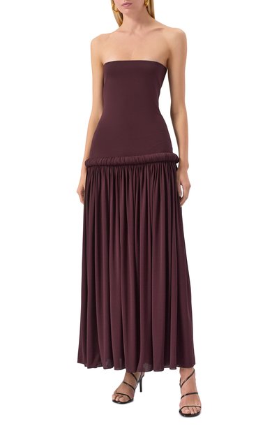 Платье из вискозы ALAIA, арт. AA9R1406J050A, фото 3