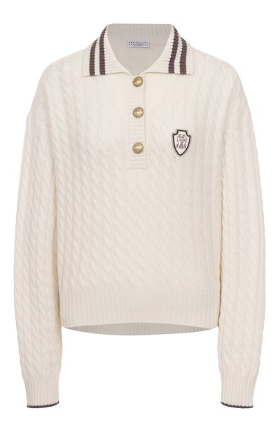 Женский кашемировое поло BRUNELLO CUCINELLI, арт. M12731505