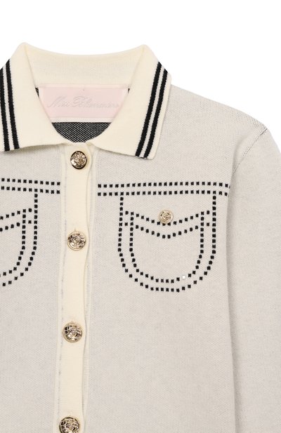 Кардиган BLUMARINE, арт. BFMA015C/FL040/6A-12A, фото 3