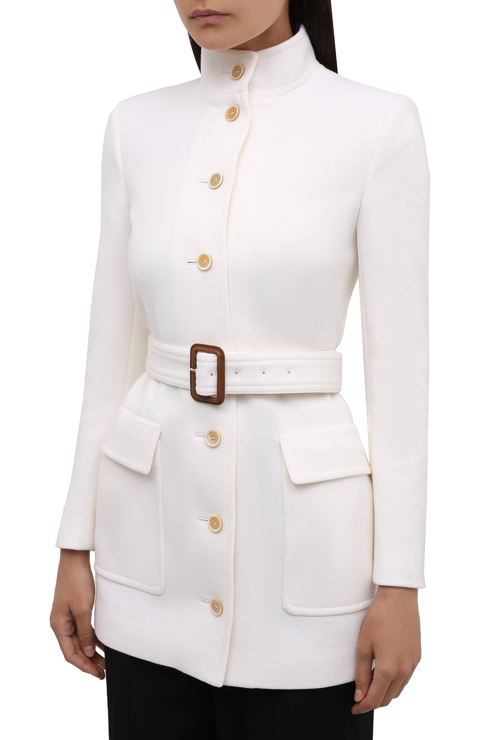 Шерстяной жакет SAINT LAURENT, арт. 659808/Y288V, фото 3