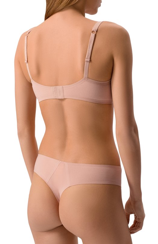 Хлопковый бра-топ Wolford 4W1020 Розовый  4W1020 Фото 3