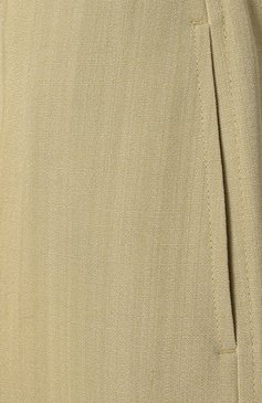 Женские брюки из вискозы и шелка JIL SANDER светло-зеленого цвета, арт. J02KA0294-J65005 | Фото 6 (Длина (брюки, джин�сы): Стандартные; Материал внешний: Вискоза, Шелк; Женское Кросс-КТ: Брюки-одежда; Силуэт Ж (брюки и джинсы): Широкие; Случай: Формальный; Кросс-КТ: костюм; Стили: Минимализм)