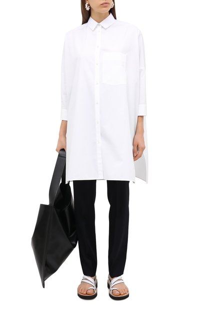 Хлопковая рубашка JIL SANDER, арт. JSXR600605-WR244300, фото 2