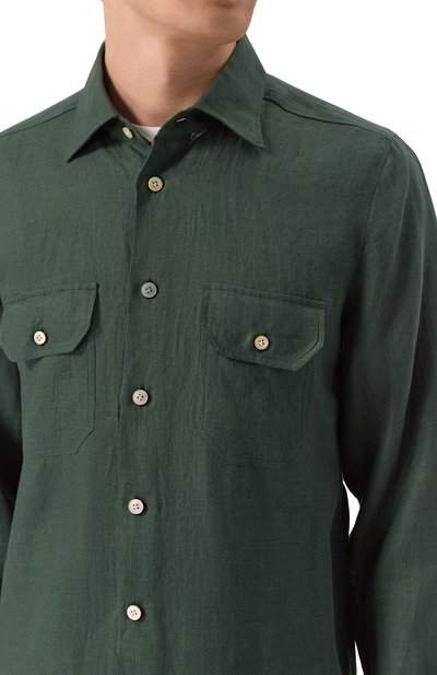 Льняная рубашка KITON, арт. UCWMH0928611, фото 5