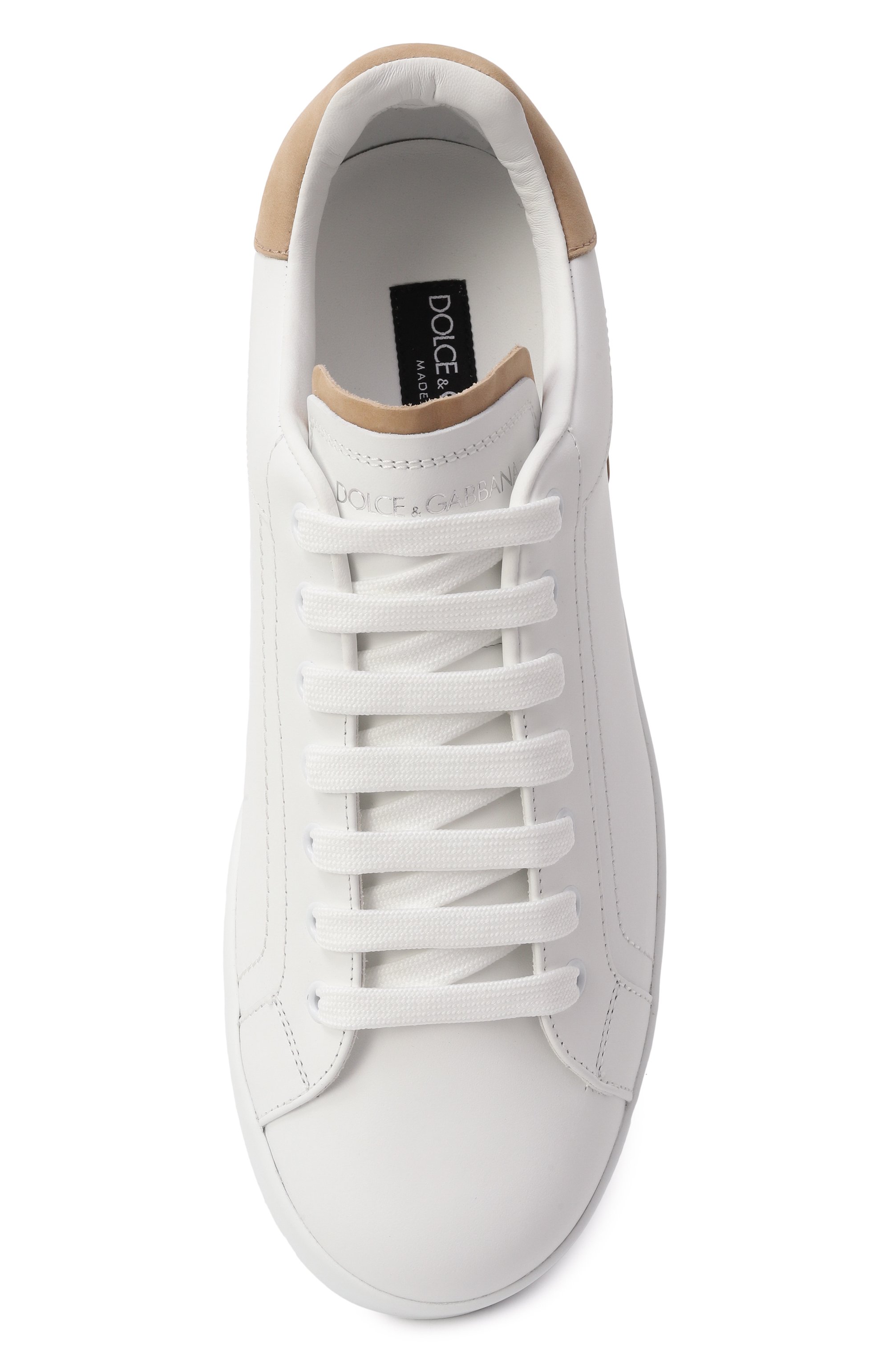 Кожаные кеды portofino DOLCE & GABBANA, арт. CS2278/AF218, фото 6