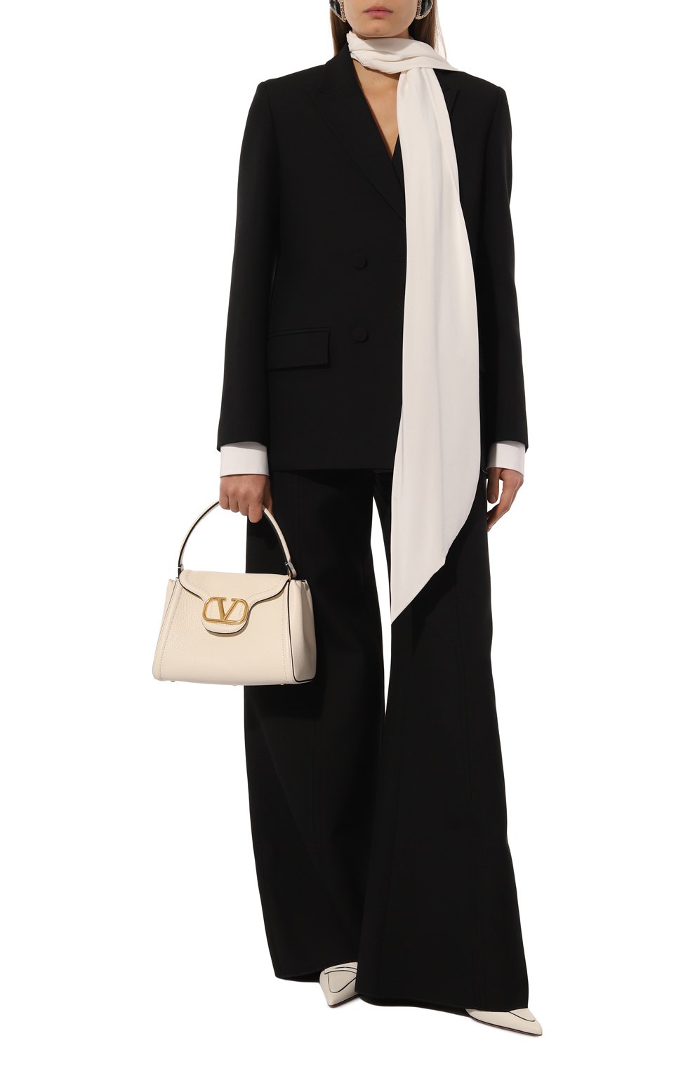 Сумка alltime VALENTINO кремового цвета по цене 357500 руб., арт. 5W2B0Q19/RZR, фото 7 Сумка alltime VALENTINO, арт. 5W2B0Q19/RZR, фото 7