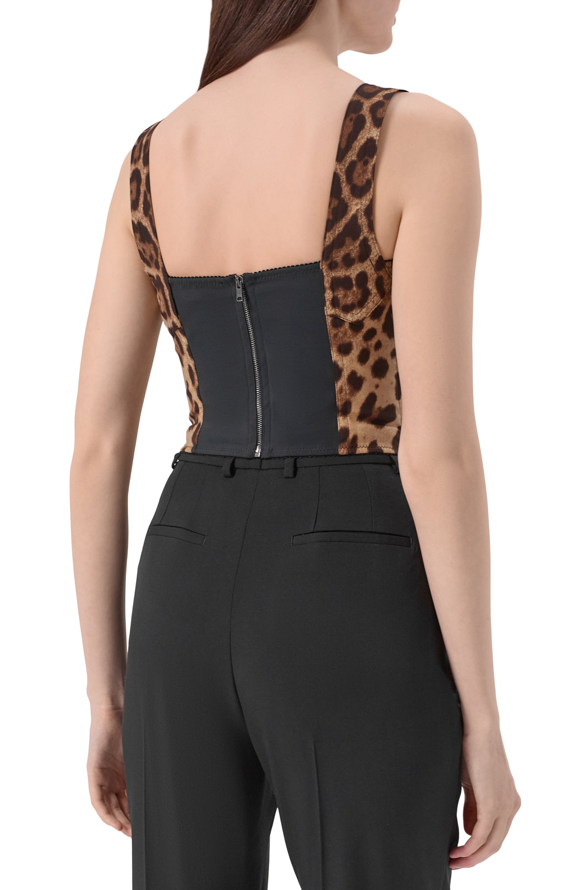 Шелковый топ-корсет DOLCE & GABBANA, арт. F7W98T/GDCLP, фото 4