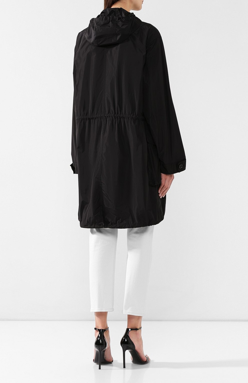 Парка с капюшоном DRIES VAN NOTEN черного цвета по цене 99500 руб., арт. 191-10512-7308, фото 4 Парка с капюшоном DRIES VAN NOTEN, арт. 191-10512-7308, фото 4