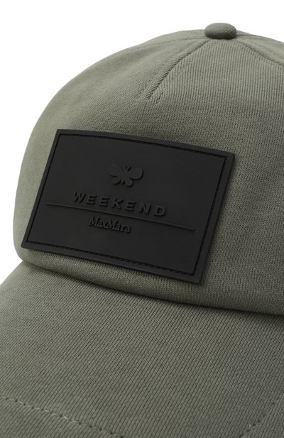 Хлопковая бейсболка WEEKEND MAX MARA, арт. ALL0R0, фото 4