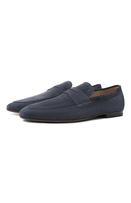 Мужские замшевые пенни-лоферы TOD’S, арт. XXM38K0GG10/RE0