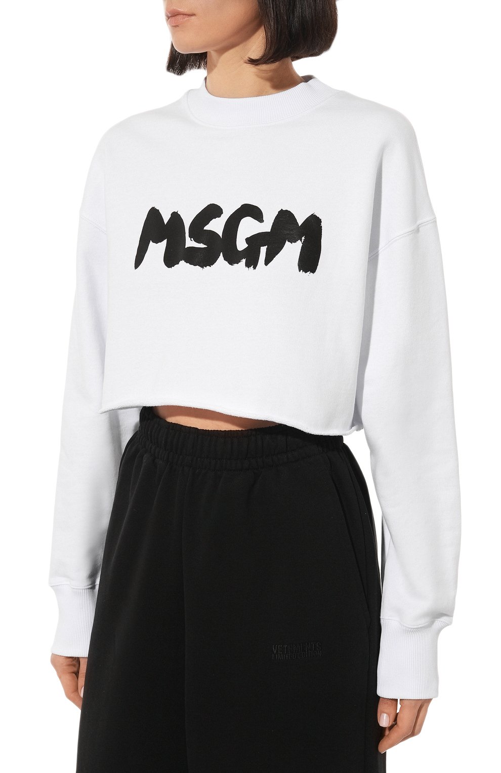 Хлопковый свитшот MSGM, арт. 3441MDM202 237000, фото 3