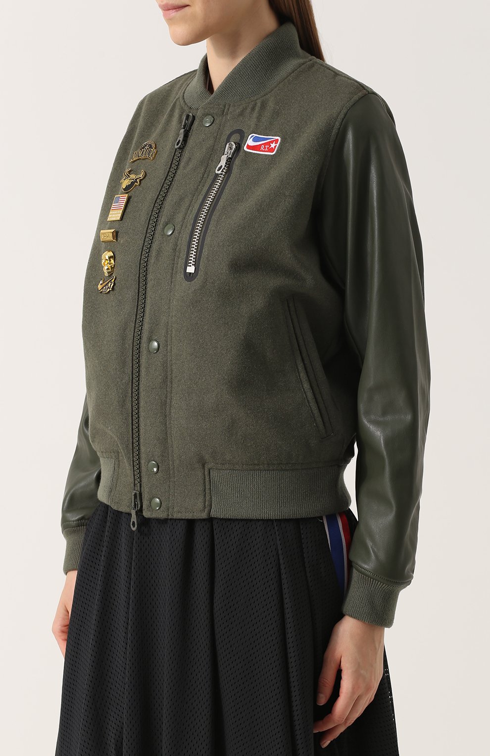 Бомбер на молнии с декоративной отделкой NIKELAB, арт. 889960-384, фото 3