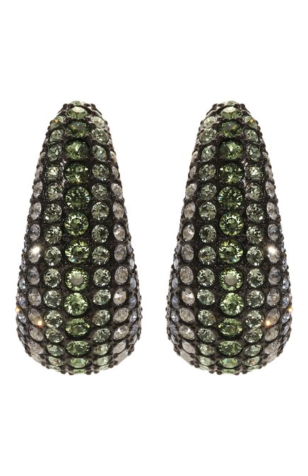 Женские клипсы sublima SWAROVSKI разноцветного цвета, арт. 5692111 | Фото 1 (Материал сплава: Проставлено; Материал: Кристаллы; Нос: Не проставлено)
