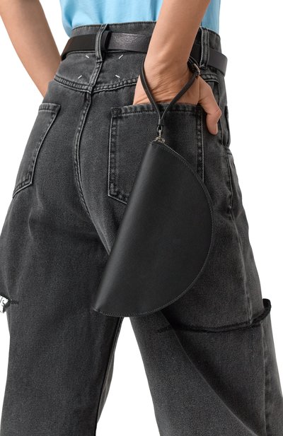 Кожаный клатч halfmoon MAISON MARGIELA, арт. SA2VL0018/P6799, фото 2