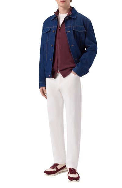 Кашемировый кардиган KITON бордового цвета по цене 270000 руб., арт. UMK1509K340, фото 2 Кашемировый кардиган KITON, арт. UMK1509K340, фото 2