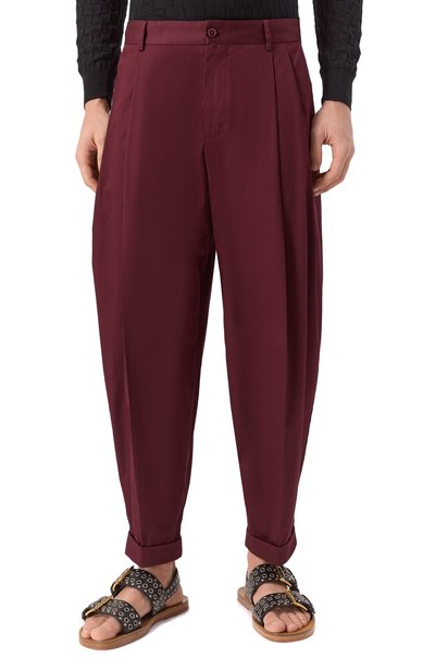 Хлопковые брюки DOLCE & GABBANA, арт. GP10DT/FUFNV, фото 3