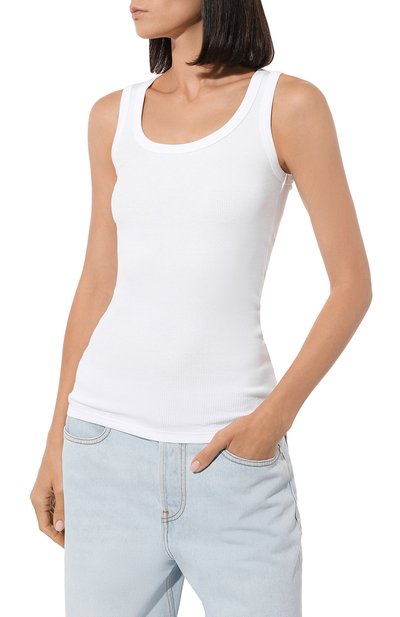 Хлопковая майка BOSS ORANGE, арт. 50447753, фото 3