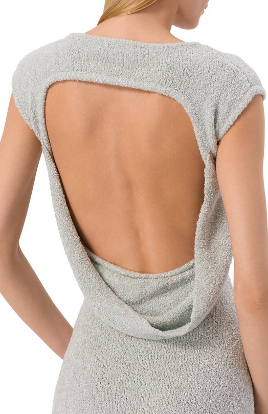 Шелковое платье Aya Muse AMR2607 Голубой  AMR2607 Фото 4