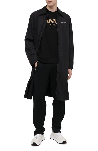 Хлопковый лонгслив LANVIN черного цвета по цене 27150 руб., арт. RM-JE0013-JR54-P21, фото 2 Хлопковый лонгслив LANVIN, арт. RM-JE0013-JR54-P21, фото 2