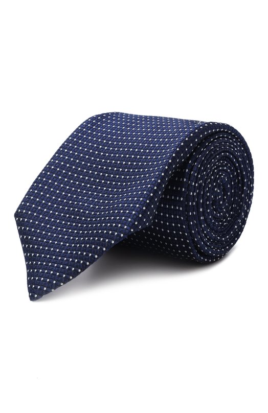 Шелковый галстук Zilli CRAV2BM0600VP0I00 Синий CRAV2BM0600VP0I00