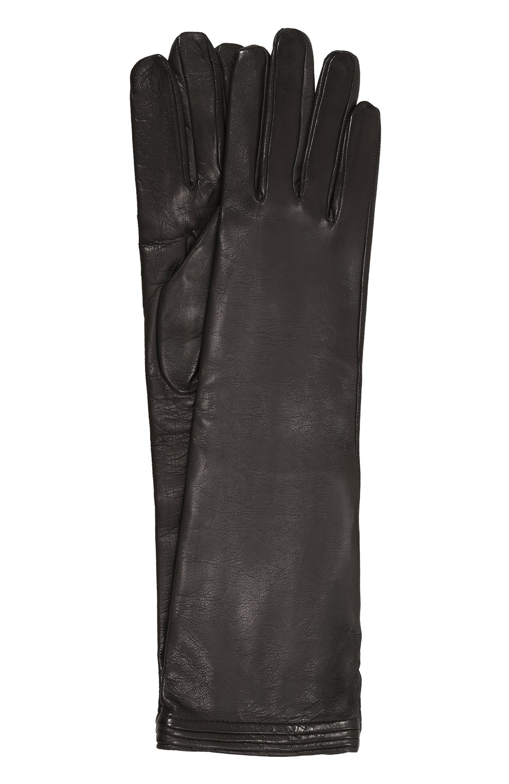 Кожаные перчатки KITON черного цвета по цене 71700 руб., арт. D58906K0533F03, фото 1 Кожаные перчатки KITON, арт. D58906K0533F03, фото 1