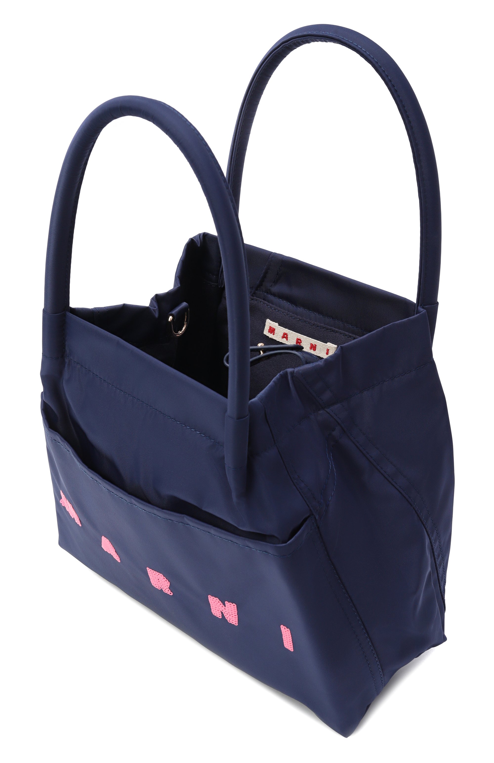 Сумка MARNI темно-синего цвета по цене 26600 руб., арт. M01829/M00WS, фото 3 Сумка MARNI, арт. M01829/M00WS, фото 3