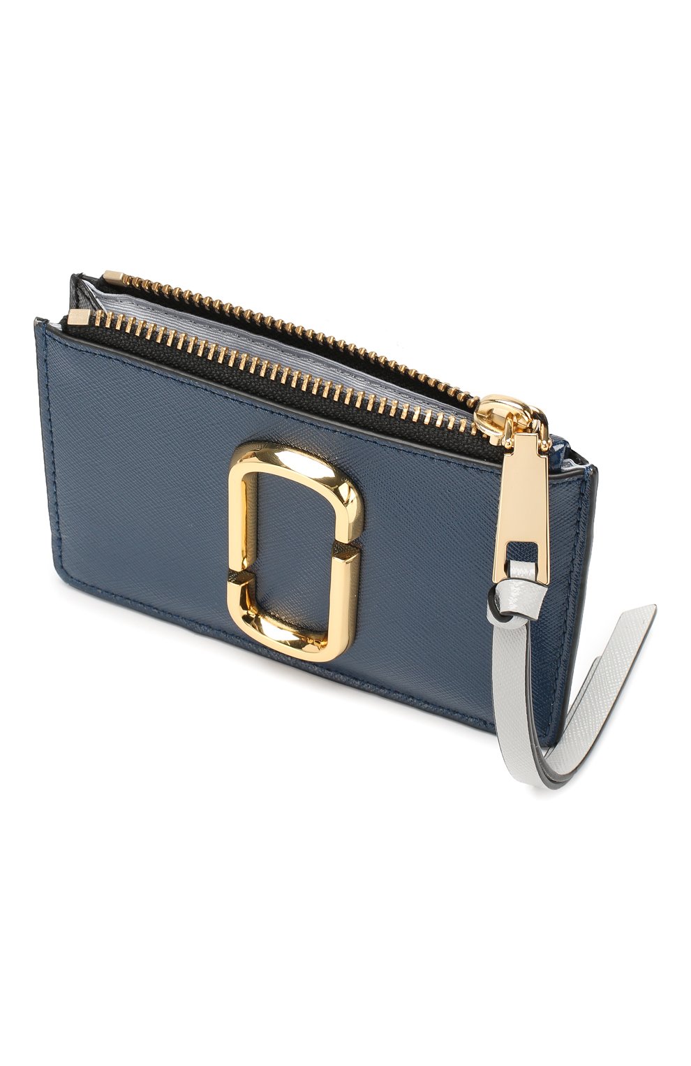 Кожаный футляр для кредитных карт snapshot MARC JACOBS (THE) темно-синего цвета по цене 14200 руб., арт. M0014283, фото 3 Кожаный футляр для кредитных карт snapshot MARC JACOBS (THE), арт. M0014283, фото 3