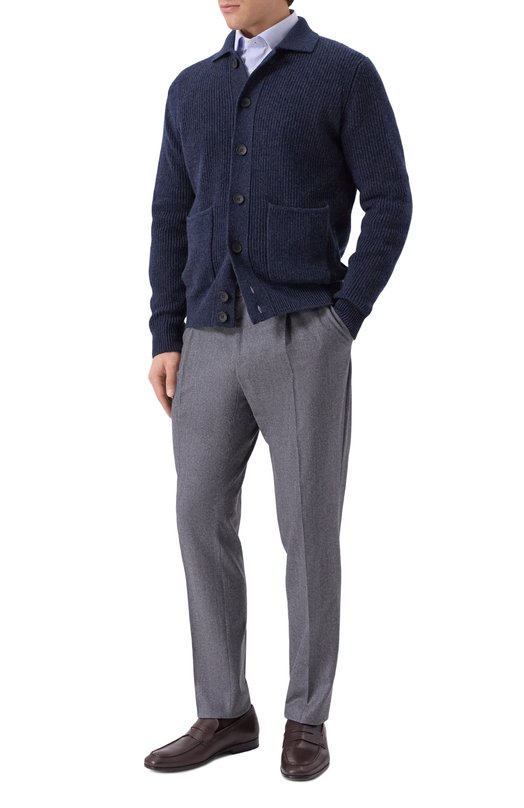 Шерстяные брюки L.B.M. 1911 8135/00121 Серый  8135/00121 Фото 2