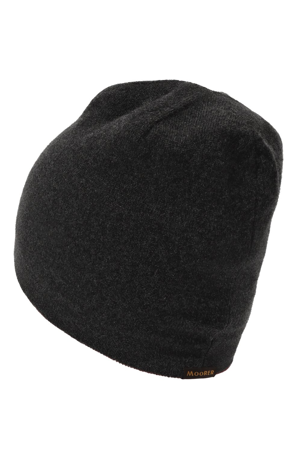 Двусторонняя шапка из кашемира MOORER, арт. CUFFIAREVER-CWS/M0UBE100002, фото 2