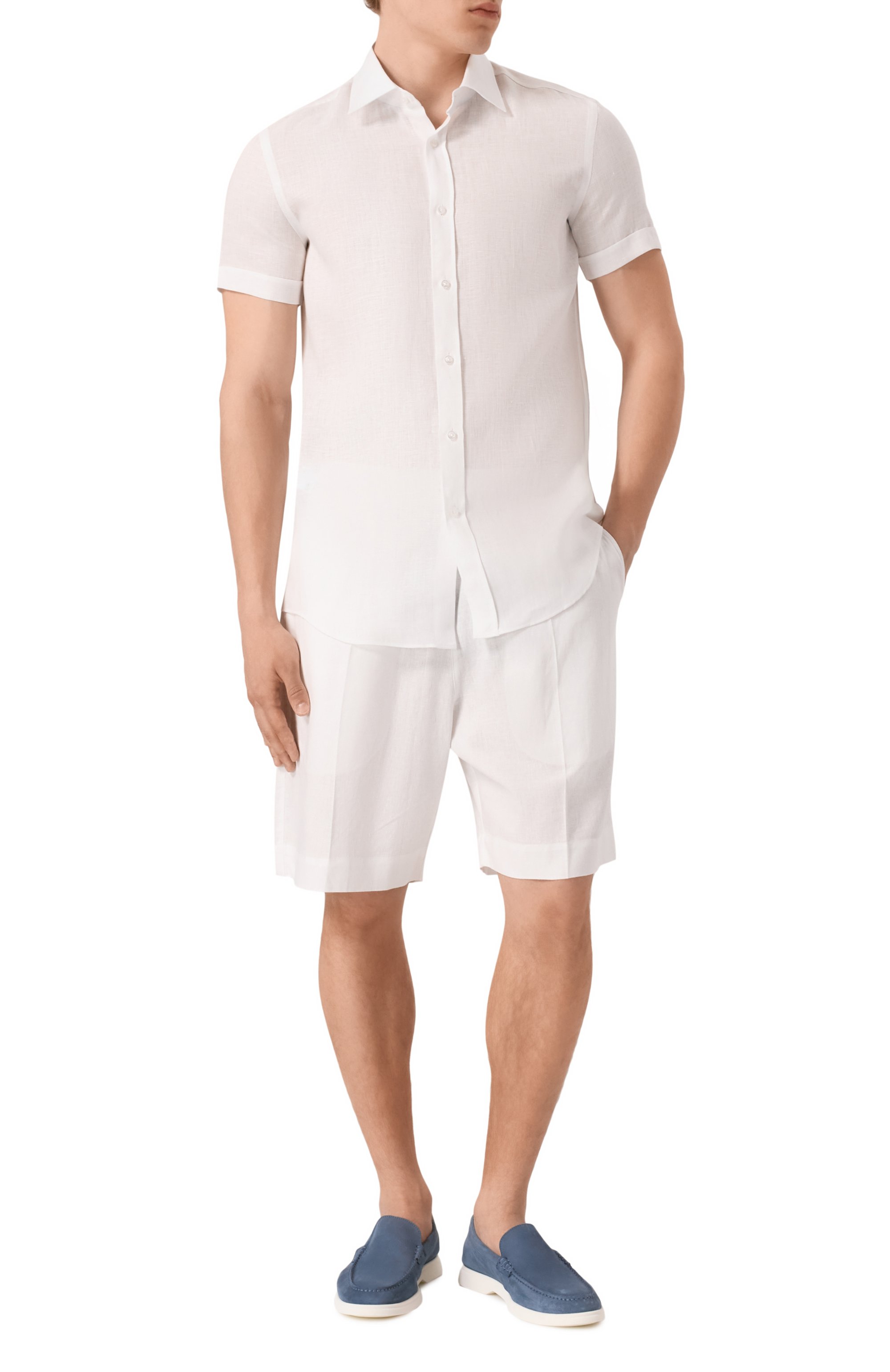 Льняная рубашка BOSS, арт. 50540084, фото 2