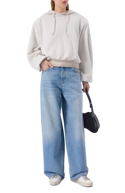 Хлопковое худи Halfboy HF251WF065 Белый  HF251WF065 Фото 2