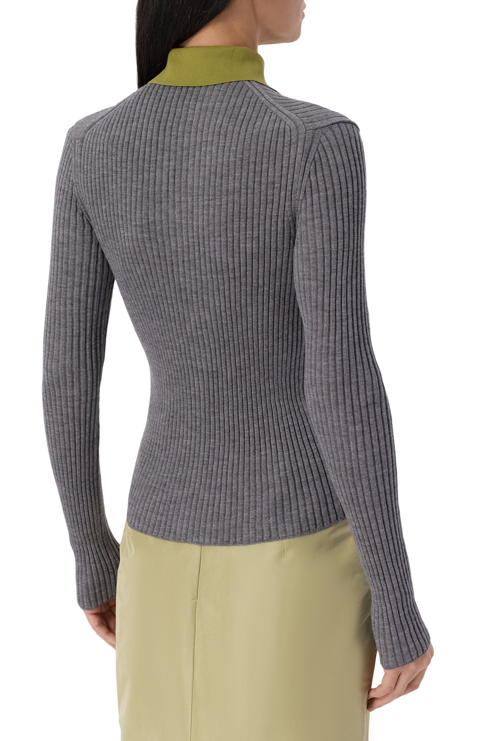 Шерстяное поло JIL SANDER, арт. J02GL0125/J14877, фо то 4