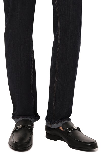 Кожаные лоферы PRADA, арт. 2DC215-053-F0002-G000, фото 3