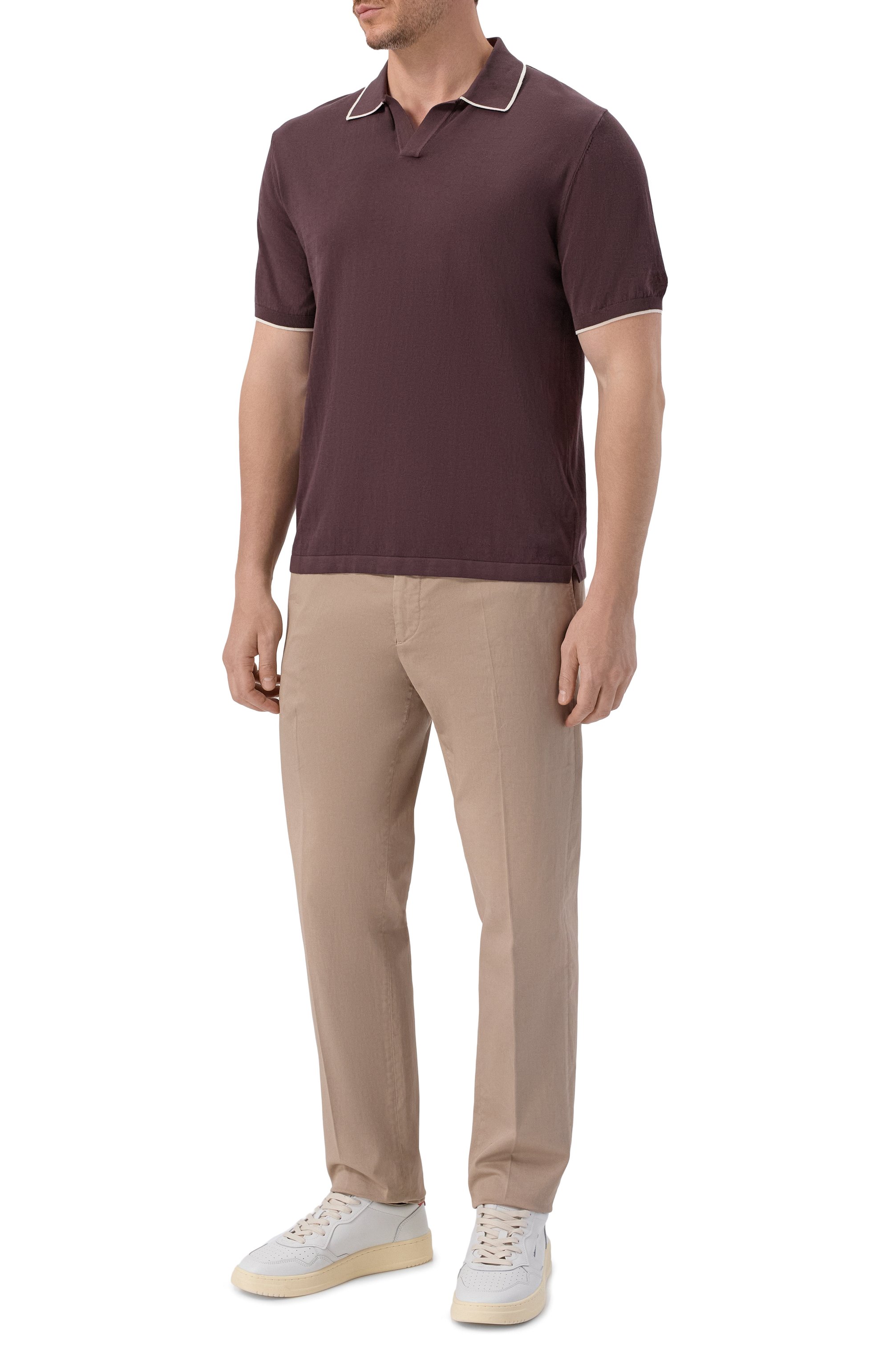 Хлопковое поло MC2 SAINT BARTH, арт. SL00014-00098L/SL0AN C0NTRAST C0TT0N, фото 2