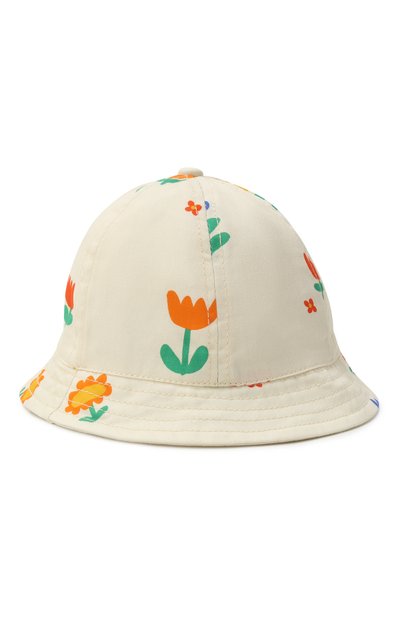 Хлопковая панама BOBO CHOSES кремового цвета по цене 7710 руб., арт. B125AH005, фото 1 Хлопковая панама BOBO CHOSES, арт. B125AH005, фото 1