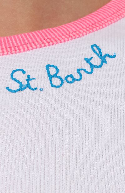 Хлопковый топ MC2 SAINT BARTH, арт. STBW/BLUE/07295D, фото 5