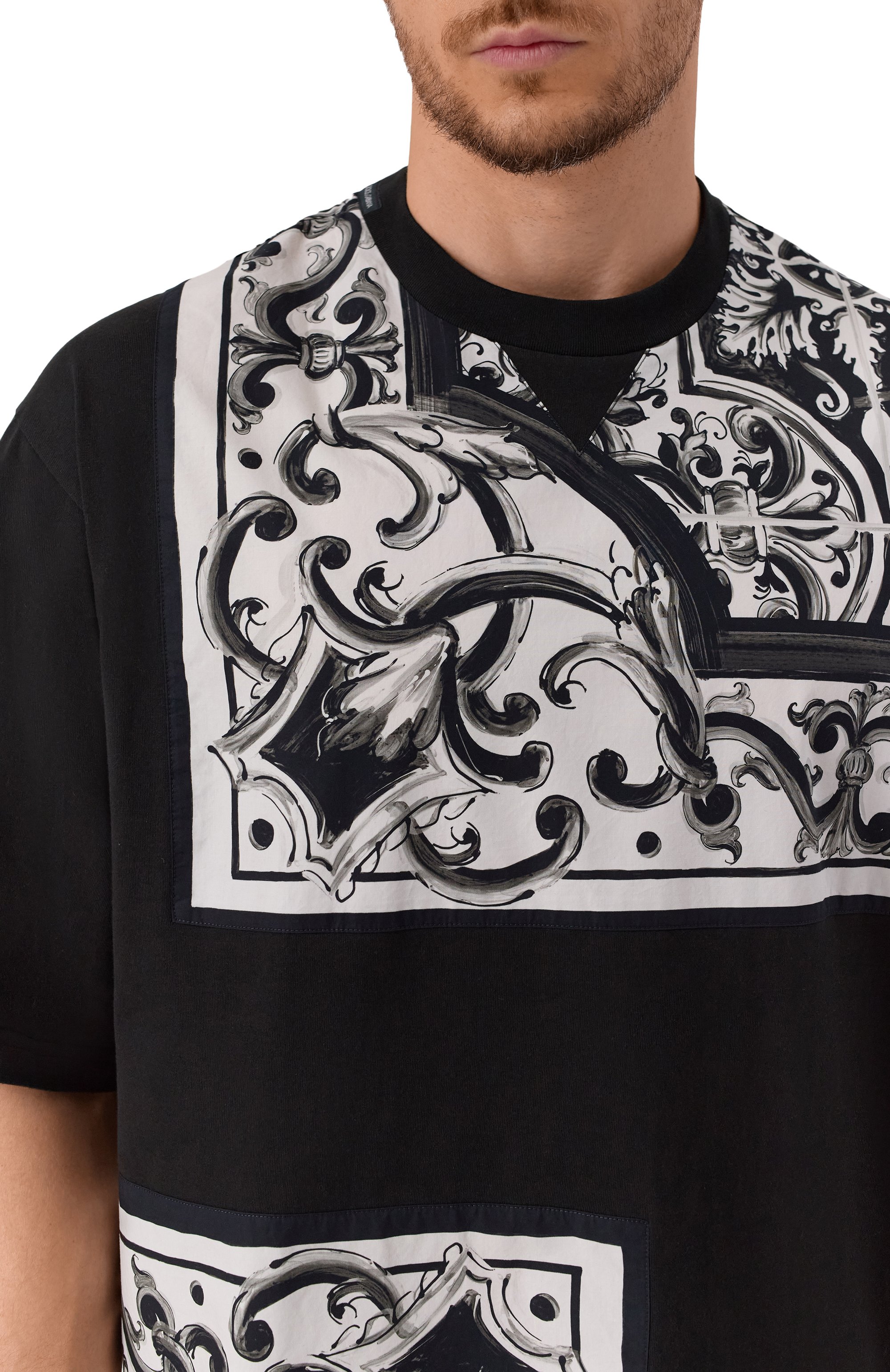 Хлопковая футболка DOLCE & GABBANA, арт. G8SS5T/HU7SD, фото 5