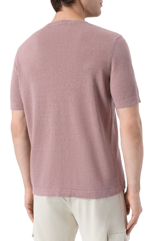 Джемпер изо льна и кашемира MVST 25E/X1P/0/A001/7639 Розовый  25E/X1P/0/A001/7639 Фото 4