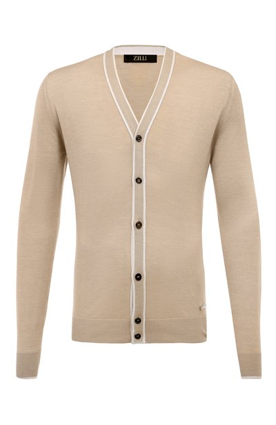 Мужской кардиган из шерсти и шелка ZILLI, арт. KCA003M0345VHEM00